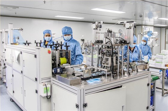 力嘉口罩生产线