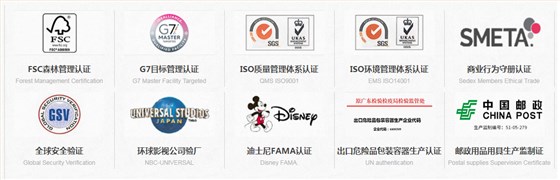 力嘉包装国际认证