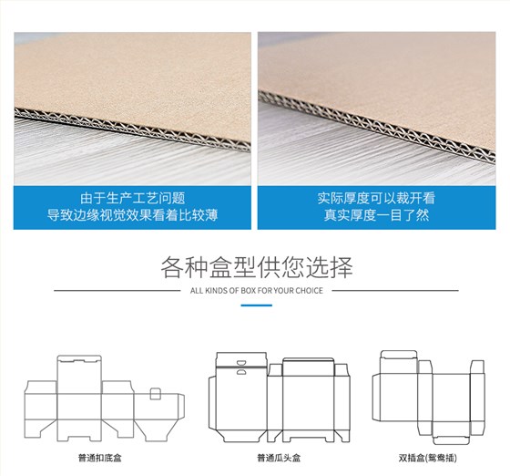 物流快递飞机盒选择