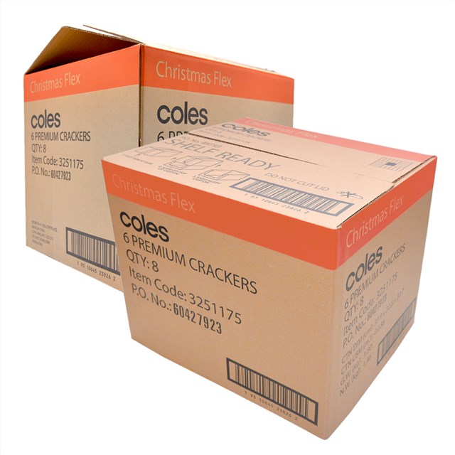 圣诞节主题的外贸出口包装瓦楞纸彩箱