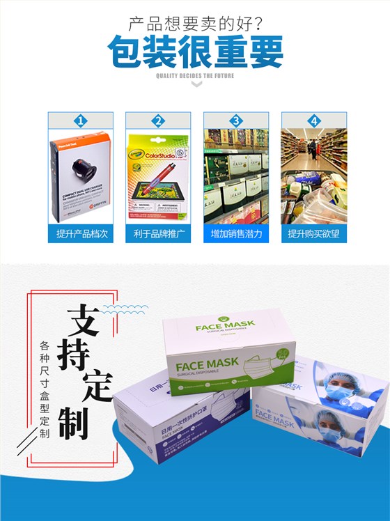 防护产品包装彩盒定制