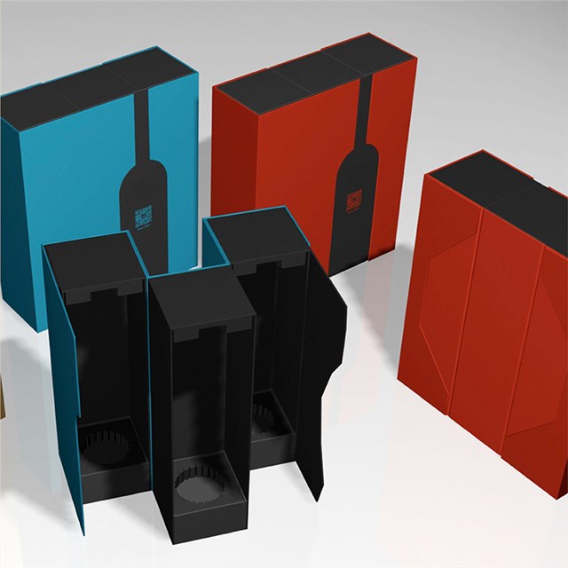 葡萄酒瓦楞纸盒或红酒包装礼盒
