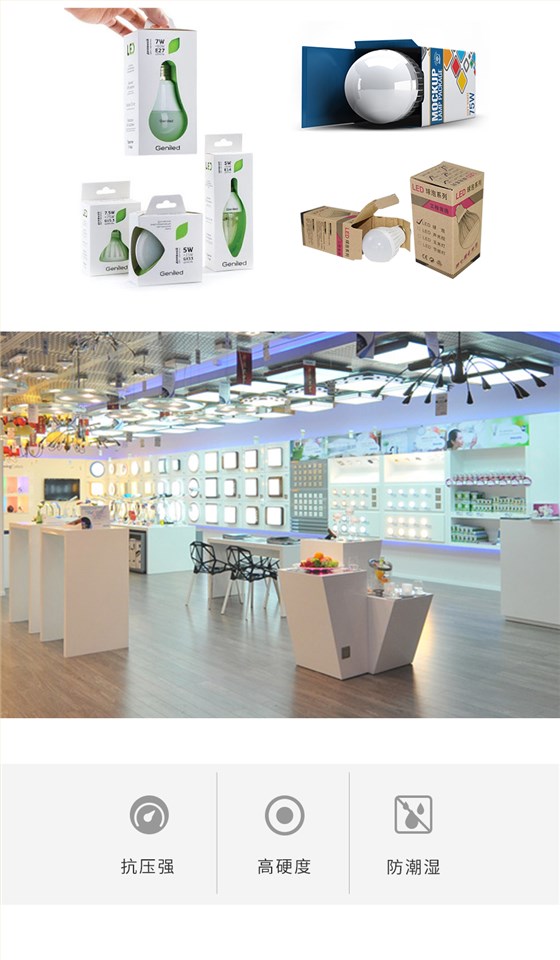 LED灯包装盒设计案例参考