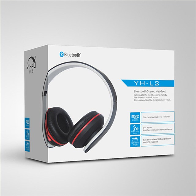 智能蓝牙耳机包装彩盒设计定制