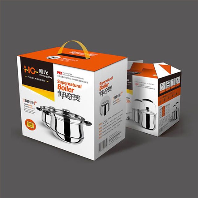 炒锅电煮锅不沾锅彩箱设计定制