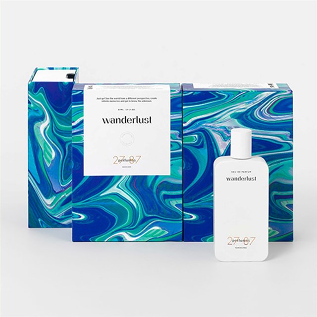 香水香氛包装卡纸彩盒设计定制