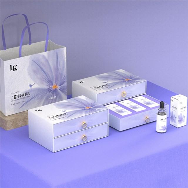 化妆品包装彩盒、礼品盒套装