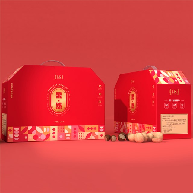 零食包装礼盒、彩盒、纸箱设计定制