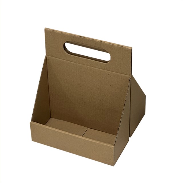 啤酒饮料调味品便携手提瓦楞包装盒