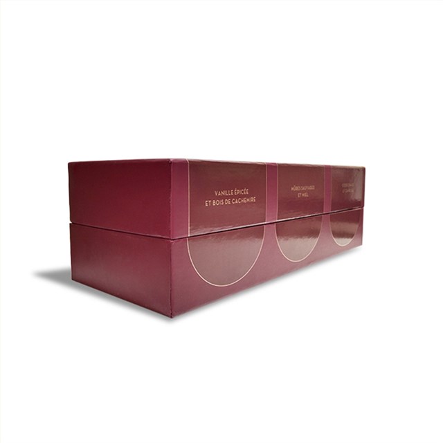 香薰蜡烛包装盒礼盒三格天地盖盒