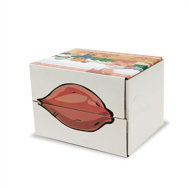 红薯包装箱彩色瓦楞纸箱定制厂家