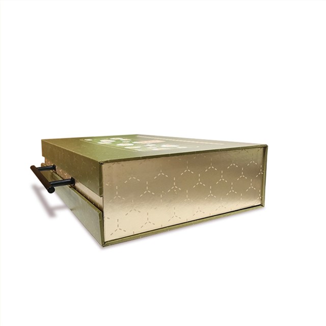 绿色包装礼盒磁吸手提礼品盒定制