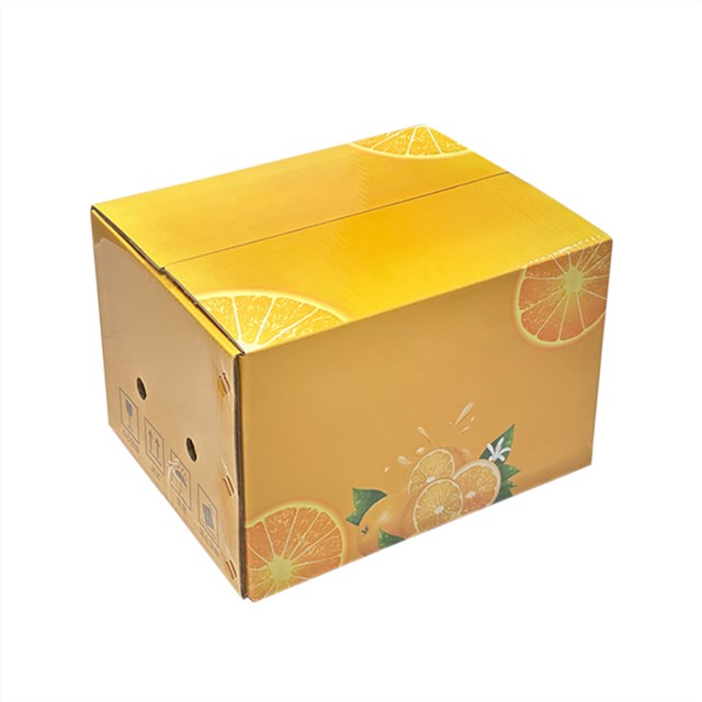 橙子包装纸箱柑橘包装彩箱设计定制
