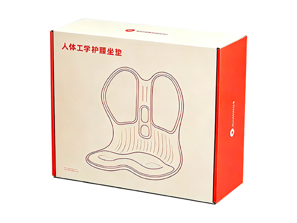 坐姿腰靠坐垫包装纸箱护腰坐垫彩箱定制